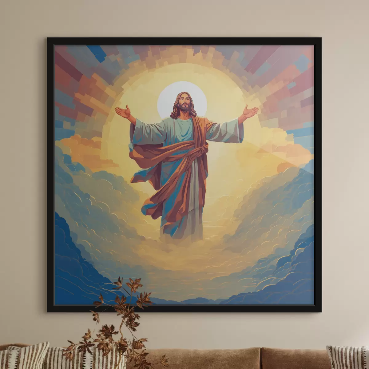 Plakāts Jēzus debesbraukšana f38614