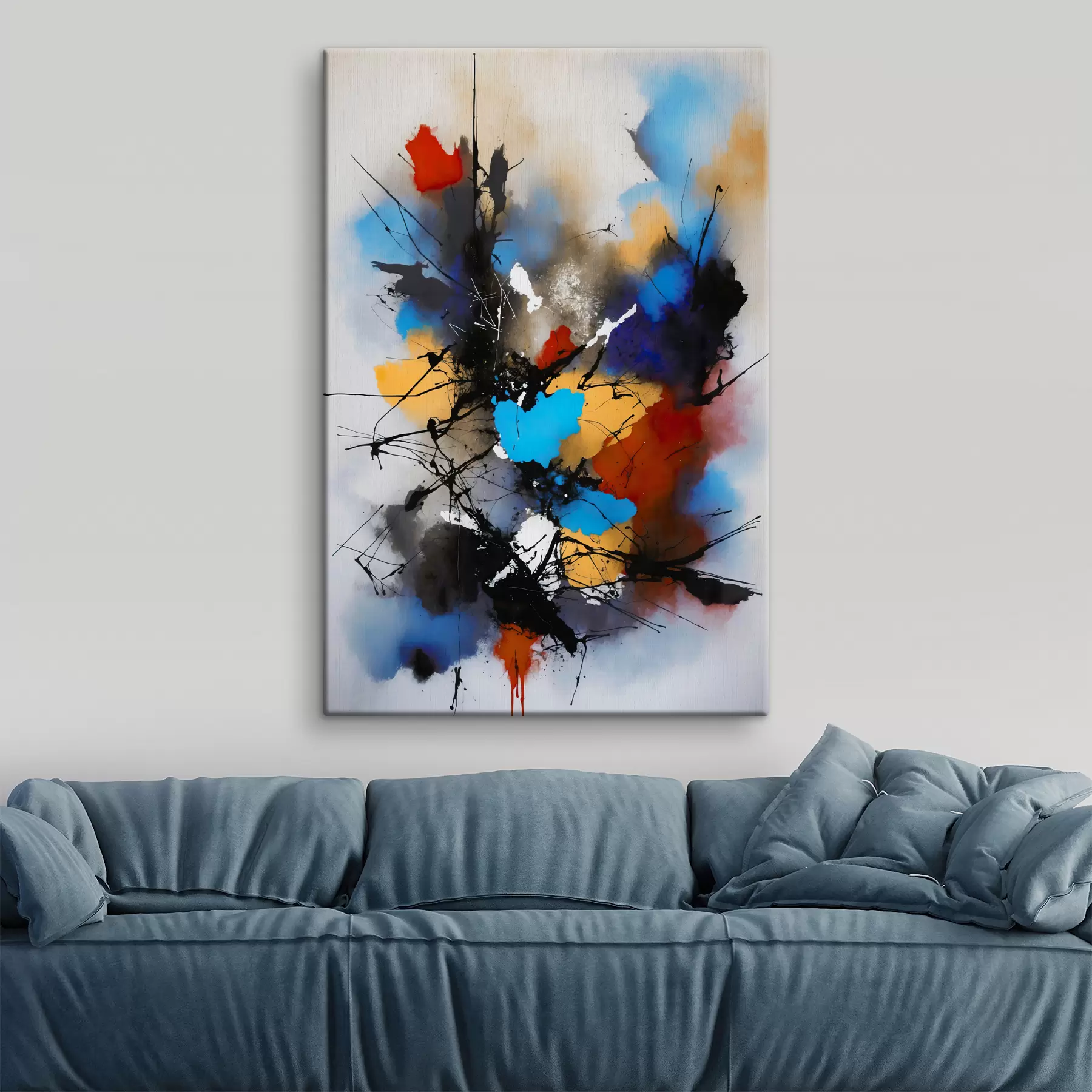 Fototapetes Abstrakcija, krāsas šļakatas s38718