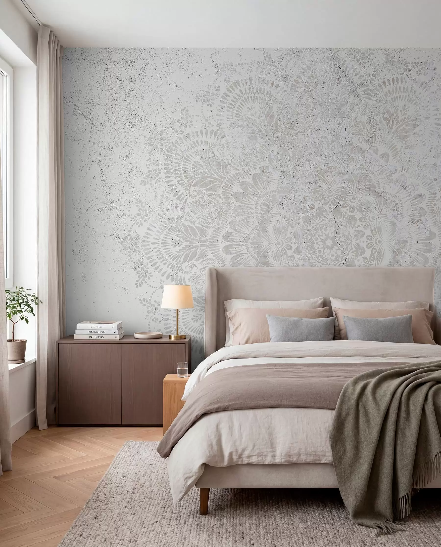 Fototapetes Mežģīņu mandala w00737