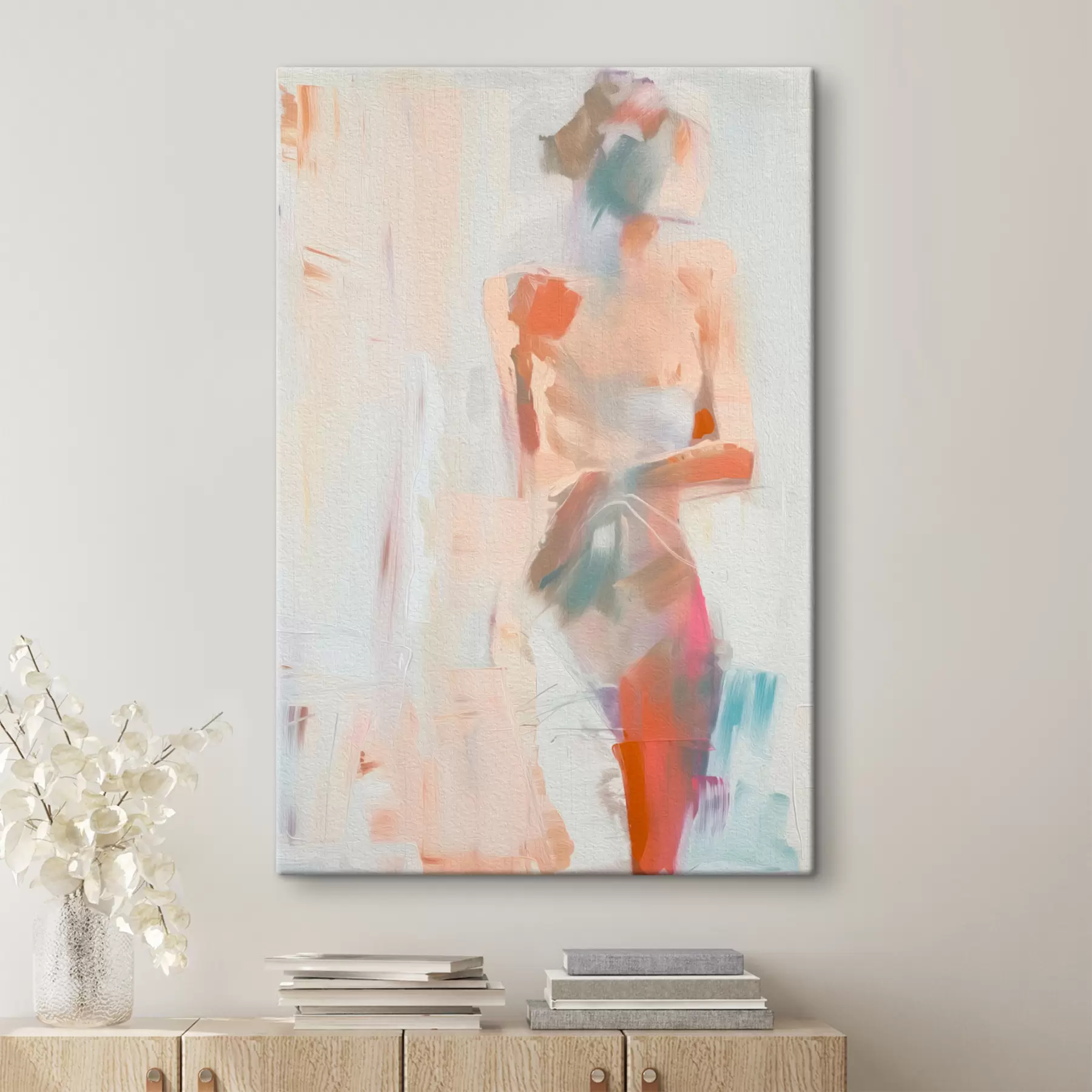 Fototapetes Sievietes siluets abstrakcijas jauna tendence s38783