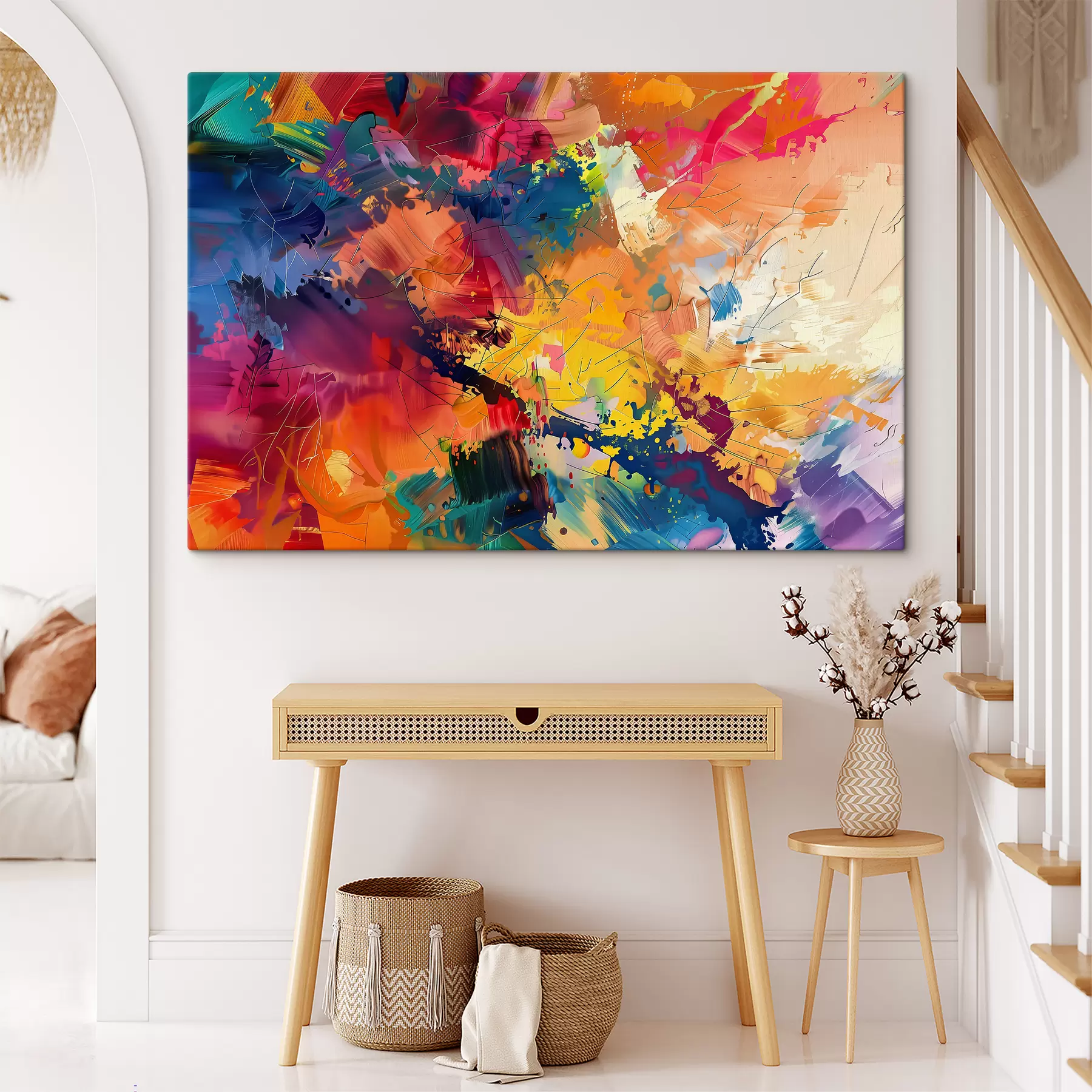 Fototapetes Krāsu abstrakcija s38619