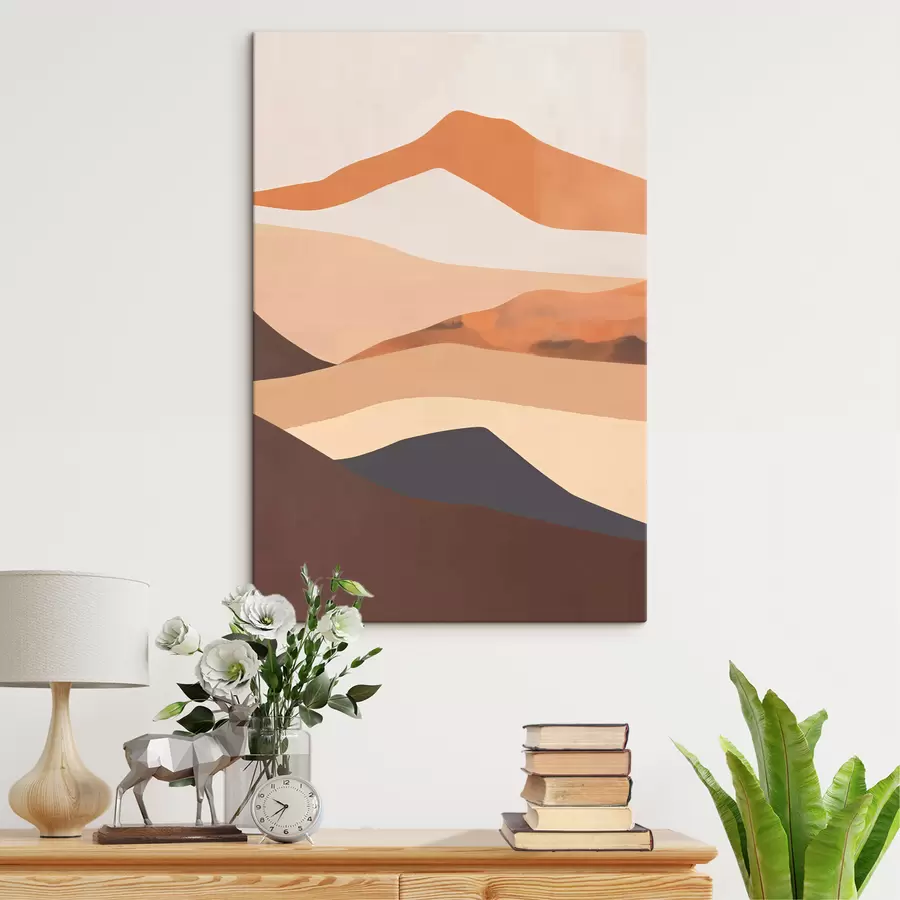 Glezna Krāsaini kalni s38749