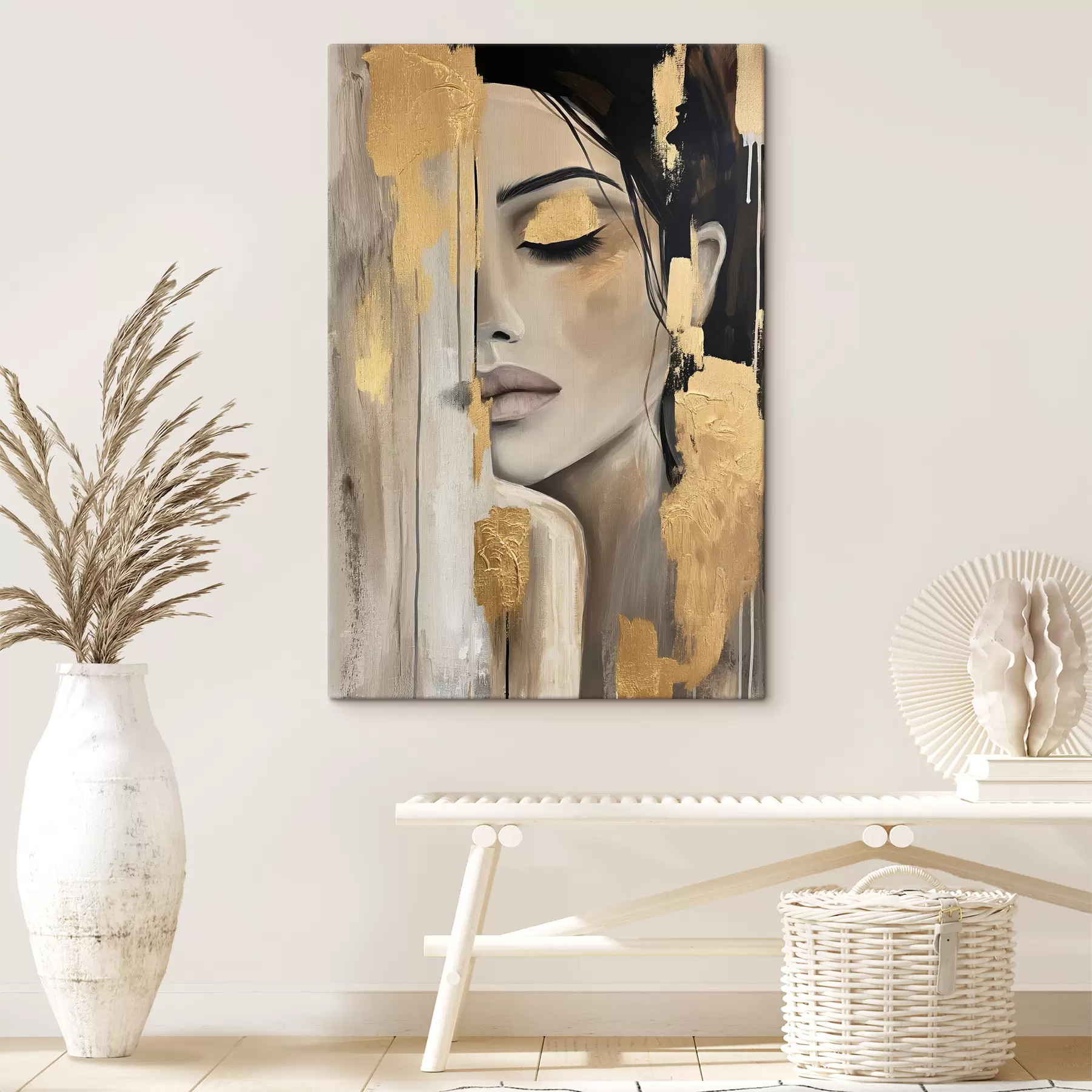 Glezna Meitene krāsā s38793