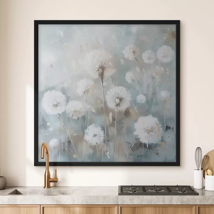 Fototapetes Pieneņu augu un ziedu lauks apdrukāta tekstūra f38932