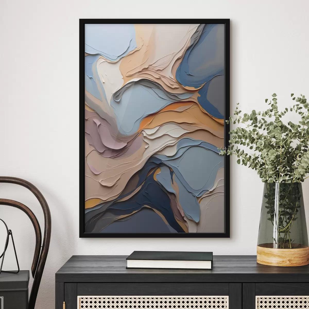 Plakāts Abstrakcija eļļā f39063