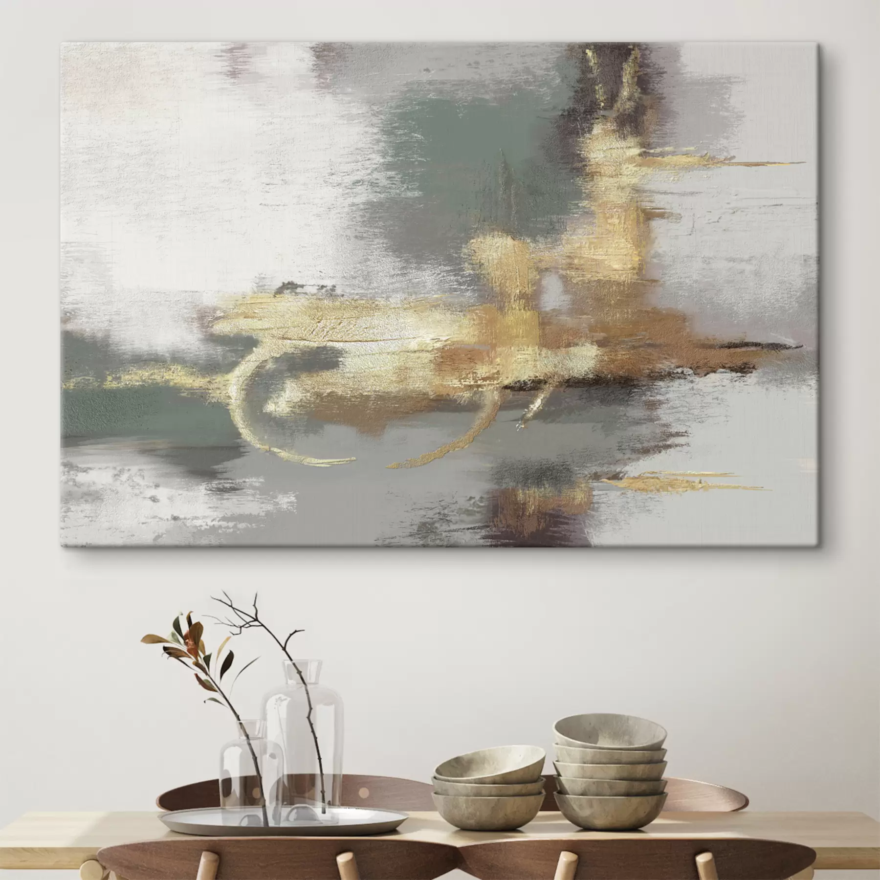 Fototapetes Teksturēta pelēka abstrakcija ar spilgtu akcentu s39106