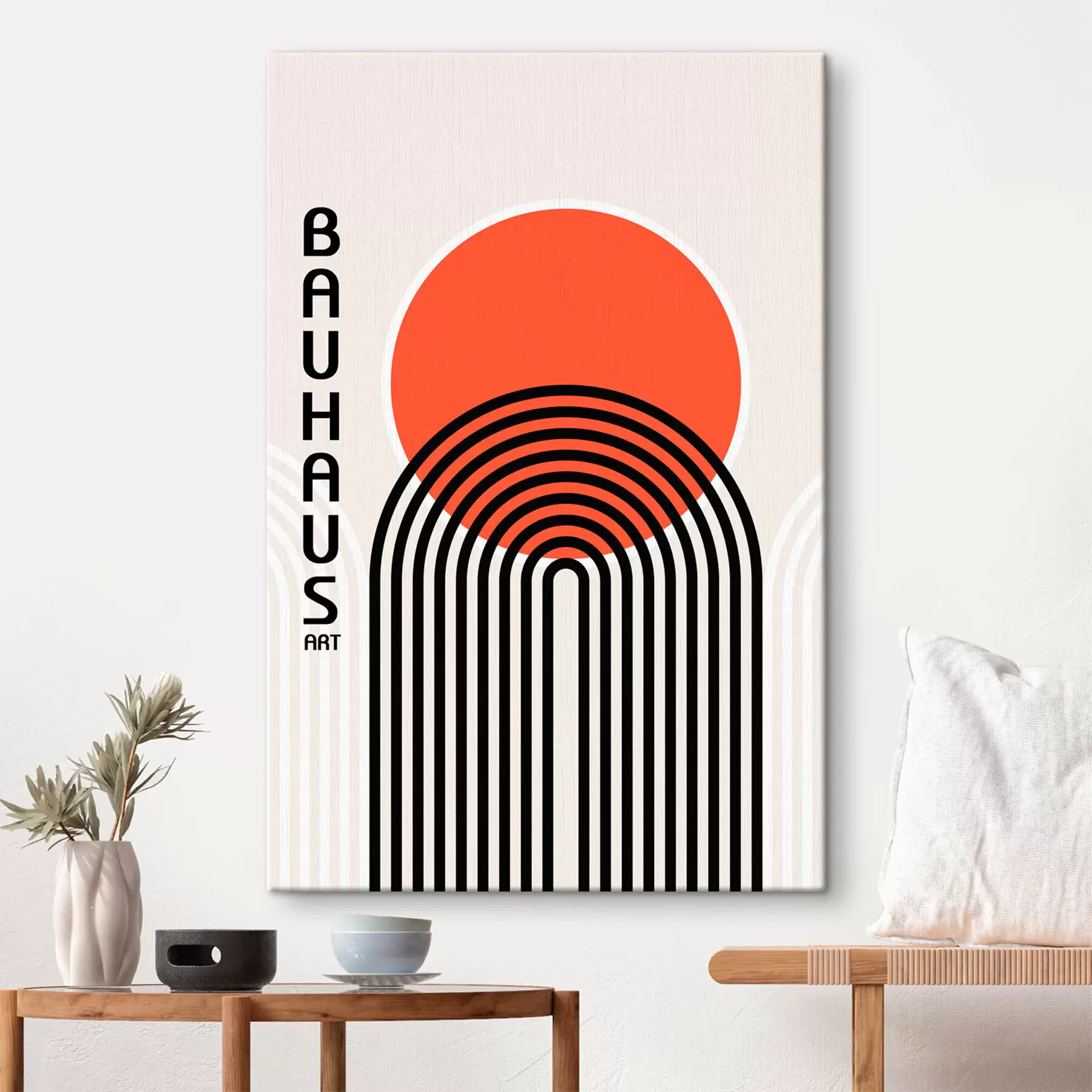 Glezna Bauhaus ģeometriskā abstrakcija s39261