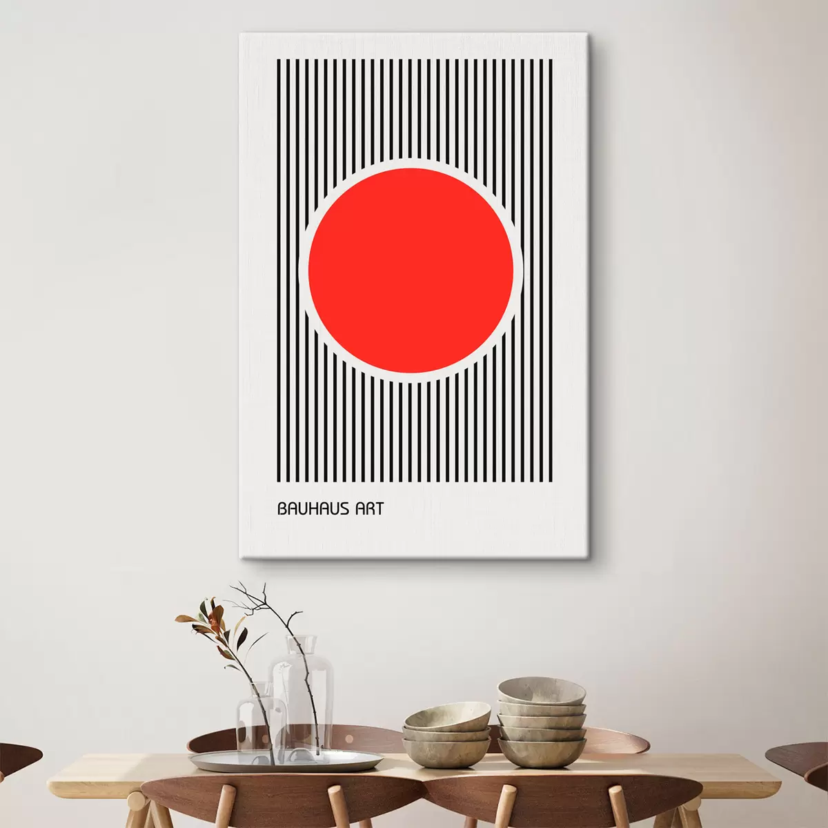 Glezna Bauhaus ģeometriskā abstrakcija s39262