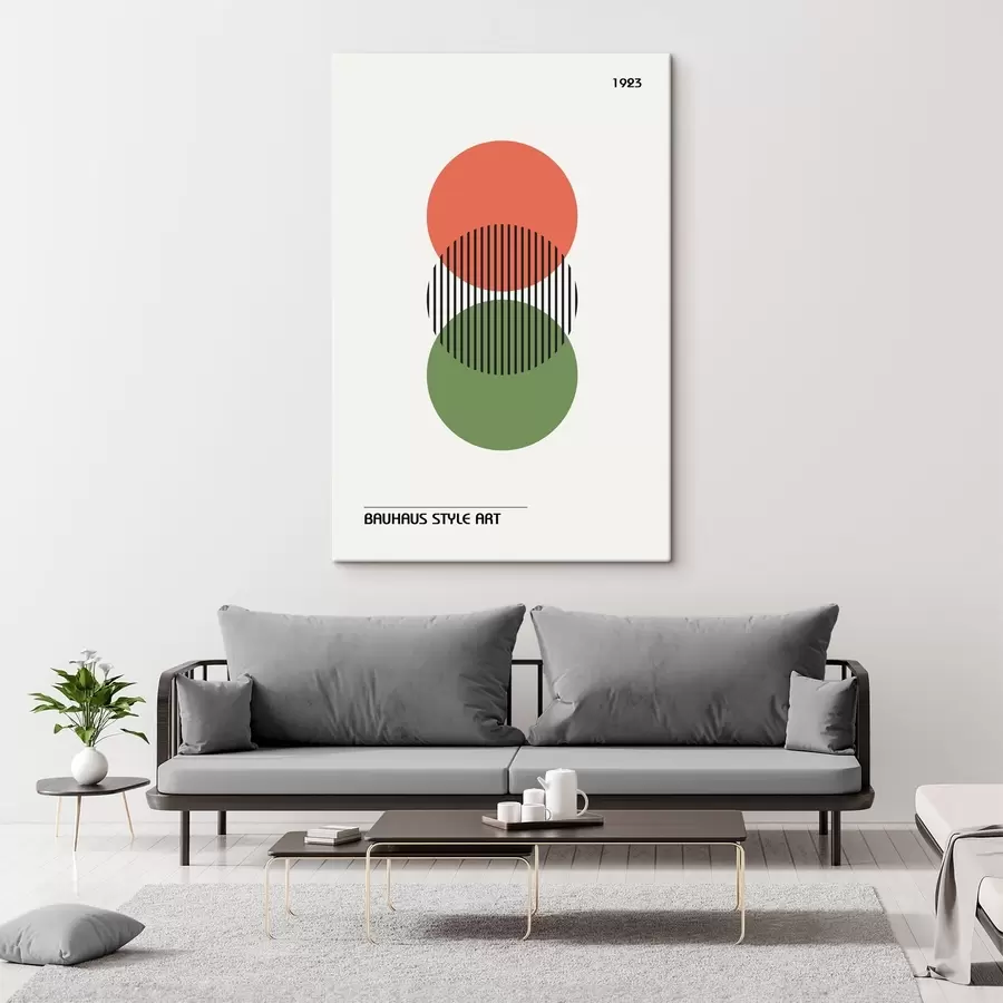 Glezna Bauhaus ģeometriskā abstrakcija s39263