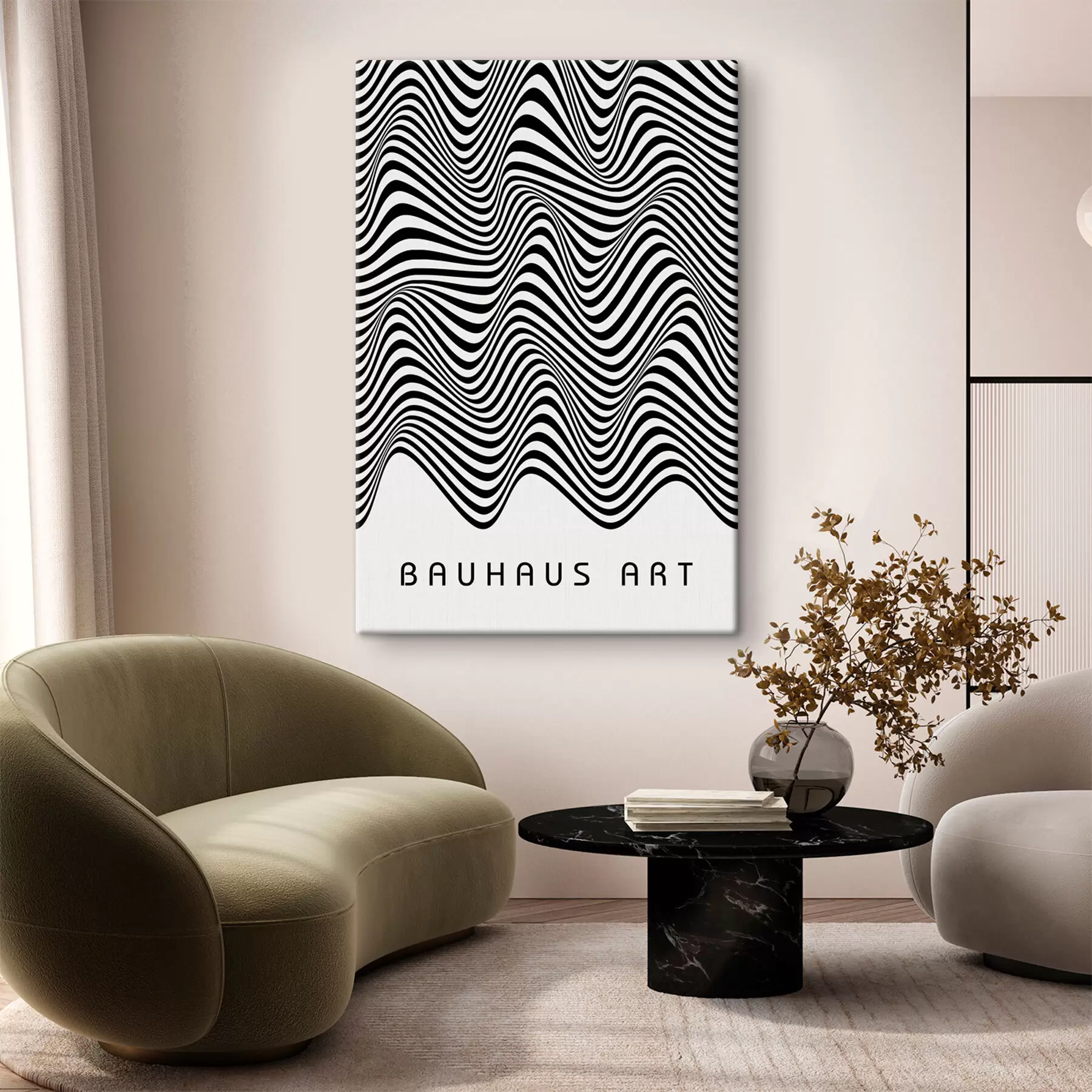 Fototapetes Bauhaus ģeometriskā abstrakcija s39266