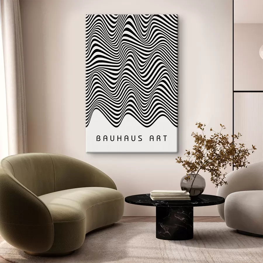 Glezna Bauhaus ģeometriskā abstrakcija s39266