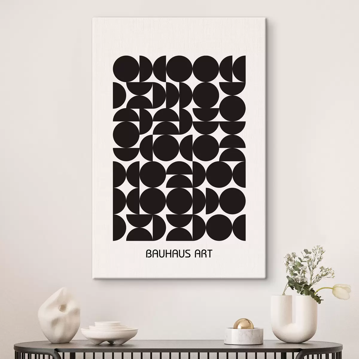 Glezna Bauhaus ģeometriskā abstrakcija s39267