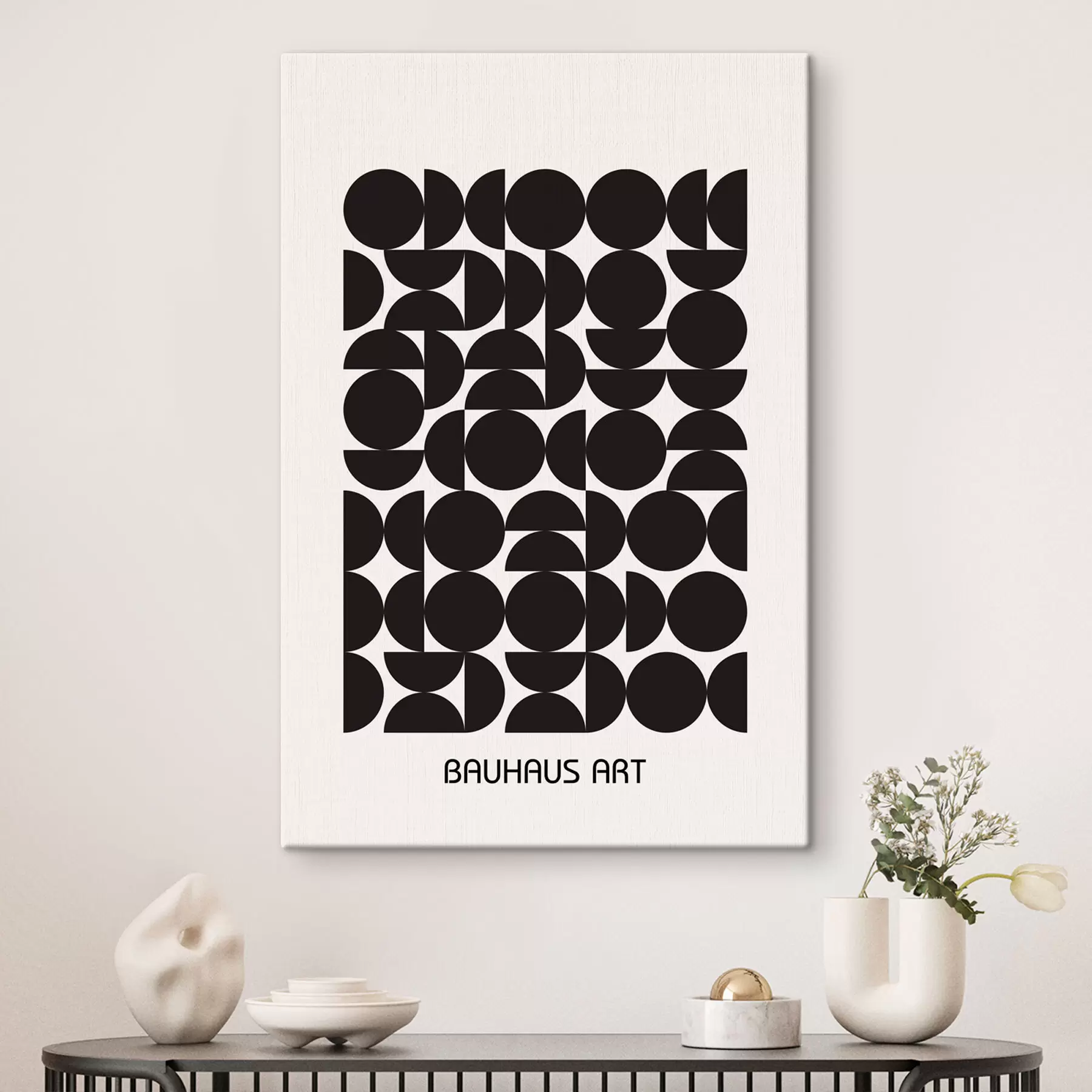 Glezna Bauhaus ģeometriskā abstrakcija s39267