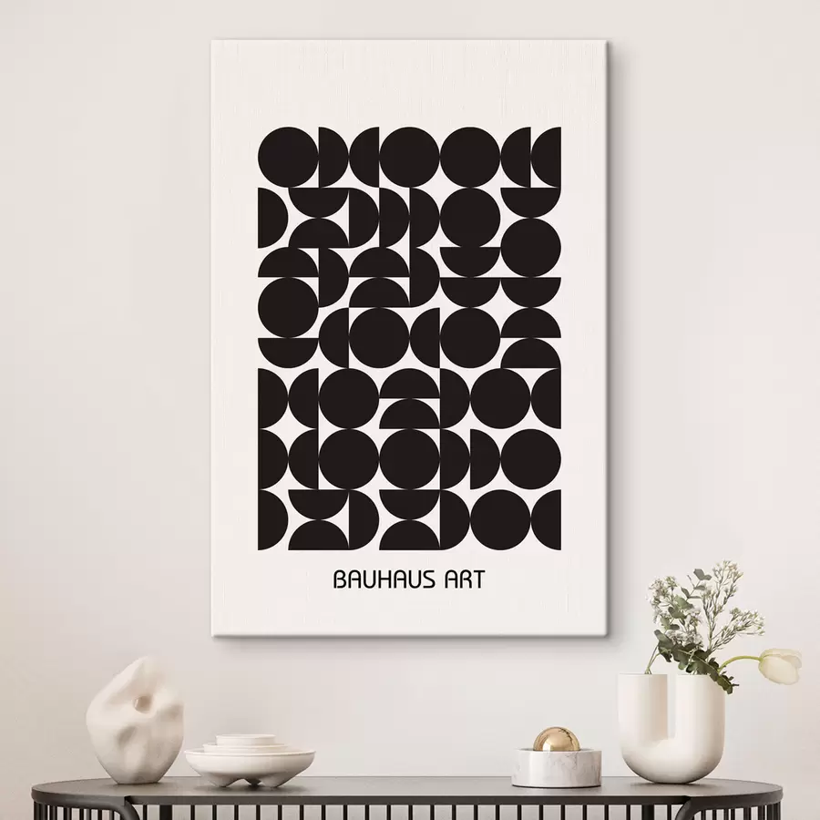 Glezna Bauhaus ģeometriskā abstrakcija s39267