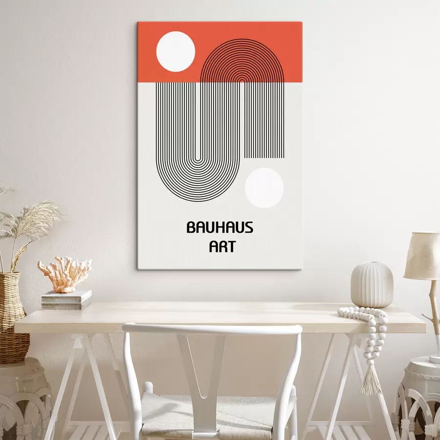 Fototapetes Bauhaus ģeometriskā abstrakcija s39273