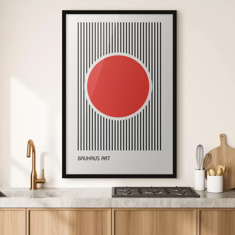 Fototapetes Bauhaus ģeometriskā abstrakcija f39262