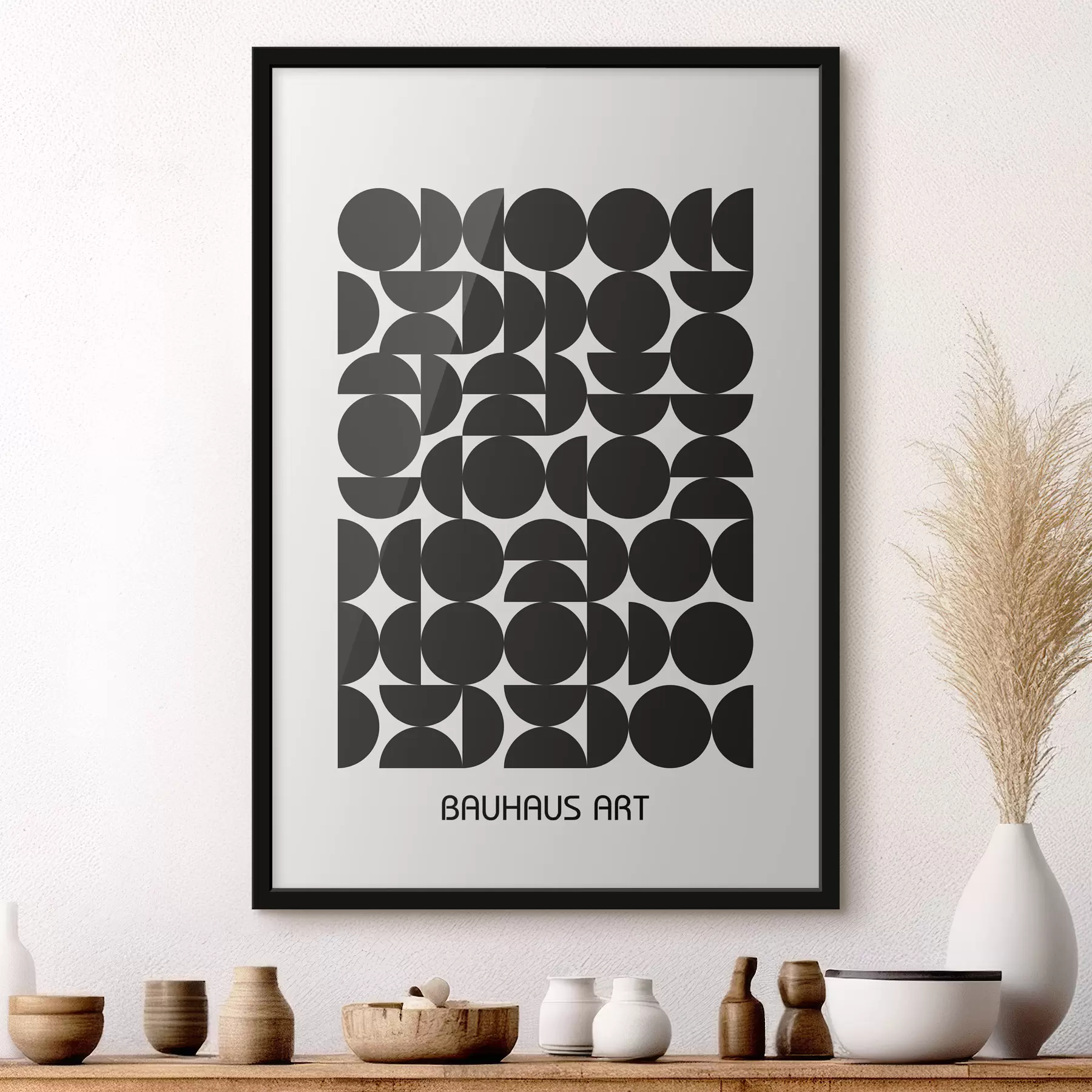 Fototapetes Bauhaus ģeometriskā abstrakcija f39267