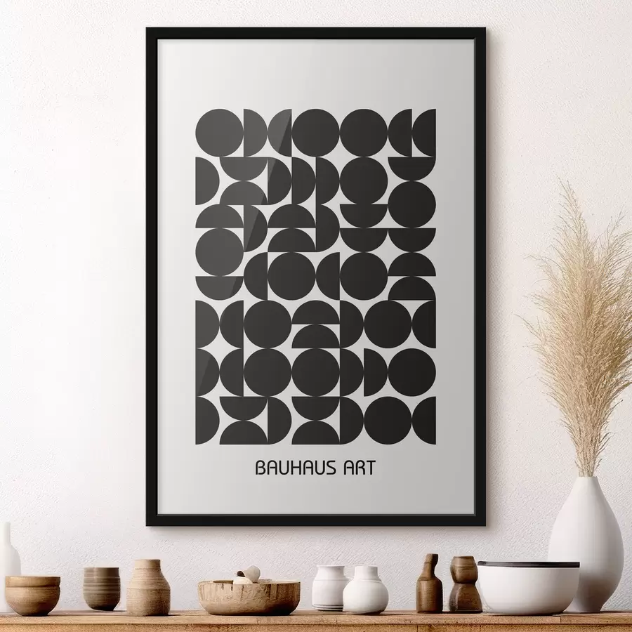 Fototapetes Bauhaus ģeometriskā abstrakcija f39267