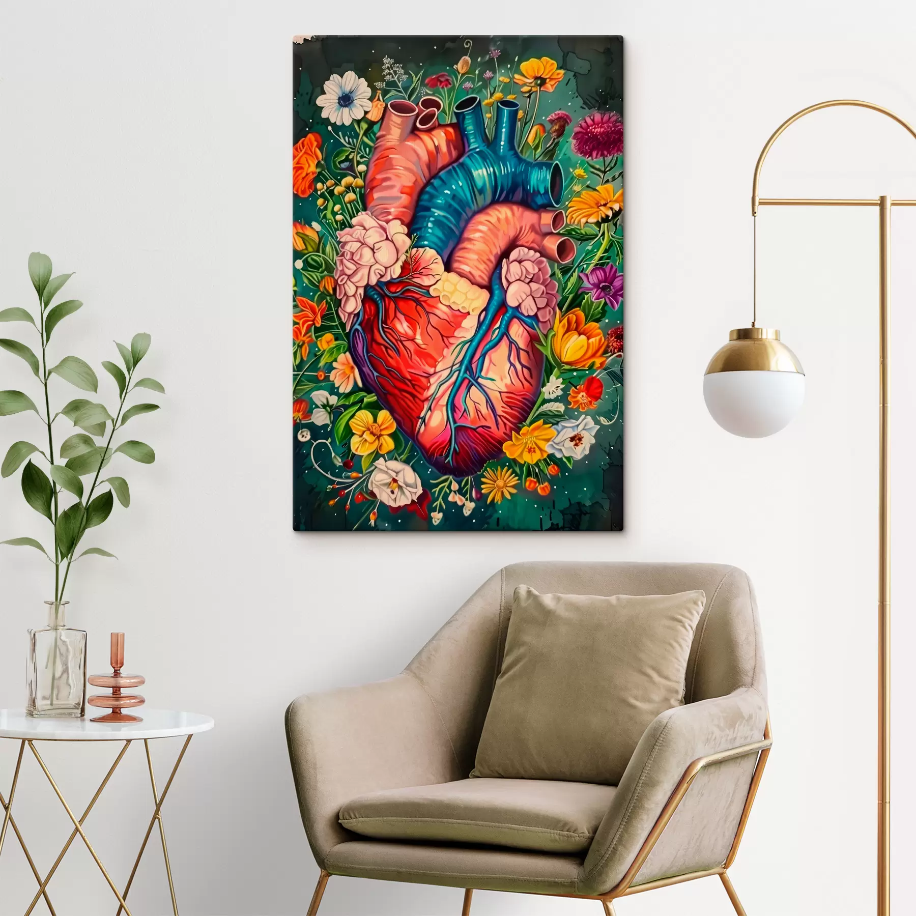 Fototapetes Sirds ziedos s39315