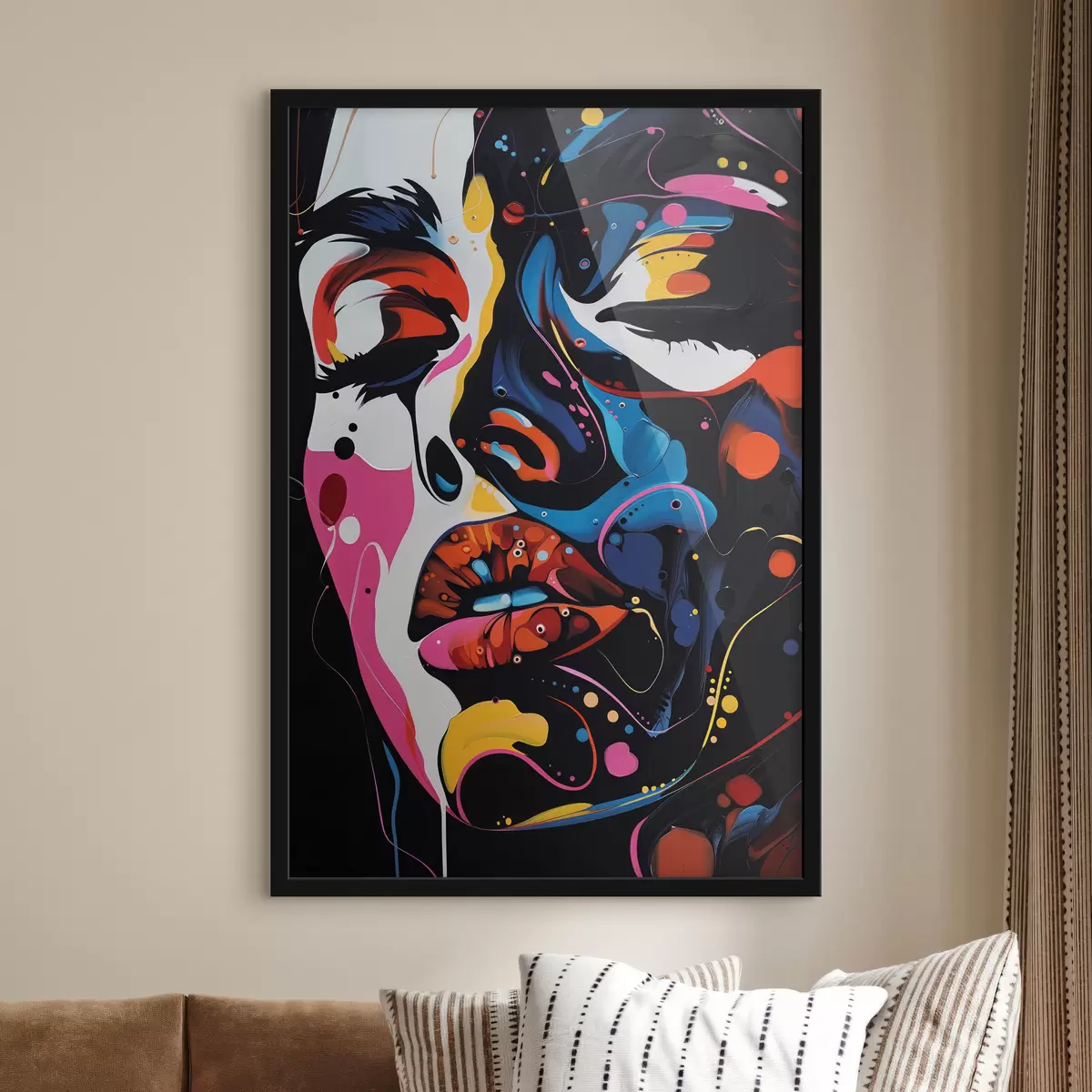 Plakāts Meitenes seja krāsās f39306