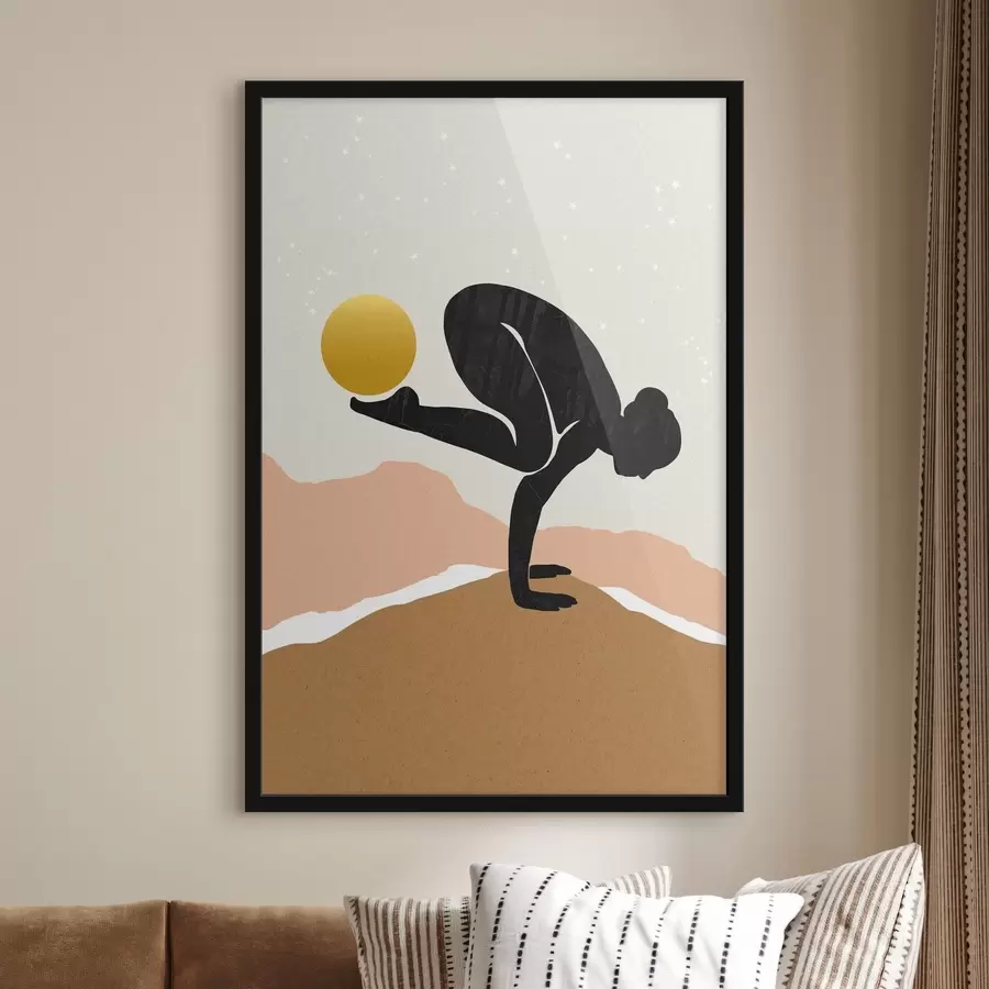 Fototapetes Enerģijas līdzsvarošana ar graciozu formu f37507