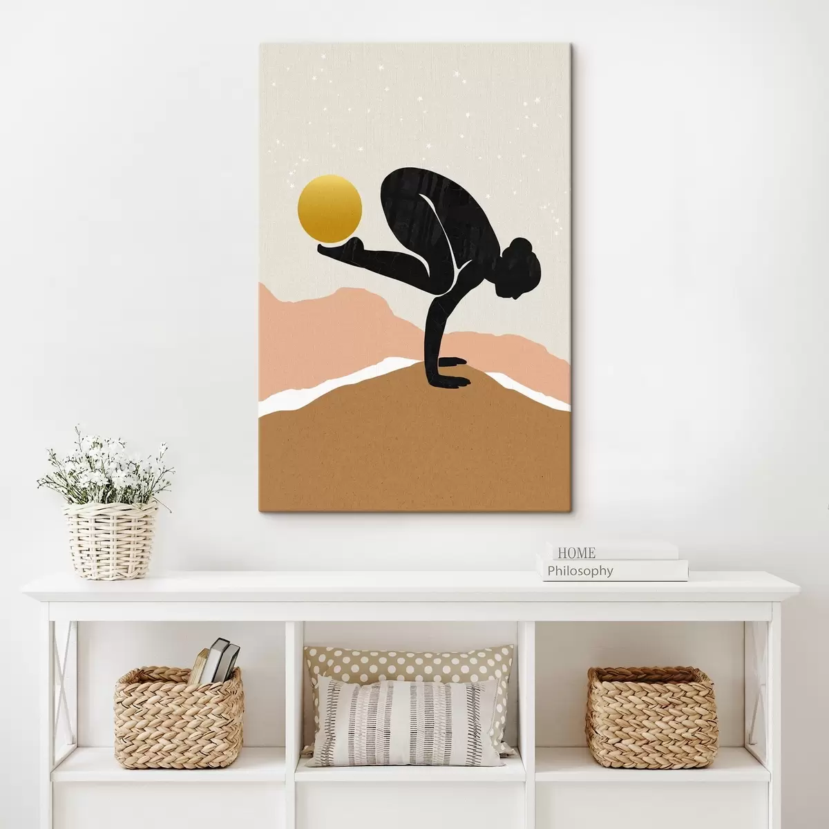 Glezna Skaisti līdzsvarojot enerģiju un spēku s37507