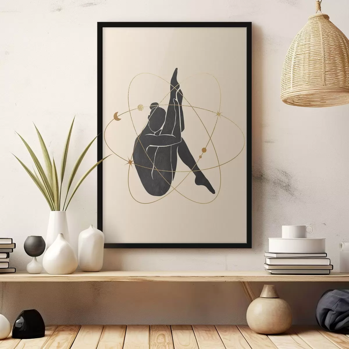 Plakāts Skaistuma izzināšana caur graciozām kustībām f37777