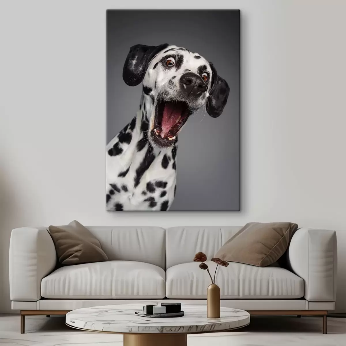 Glezna Aizrautīgs kucēns gatavs jautrībai! s37752