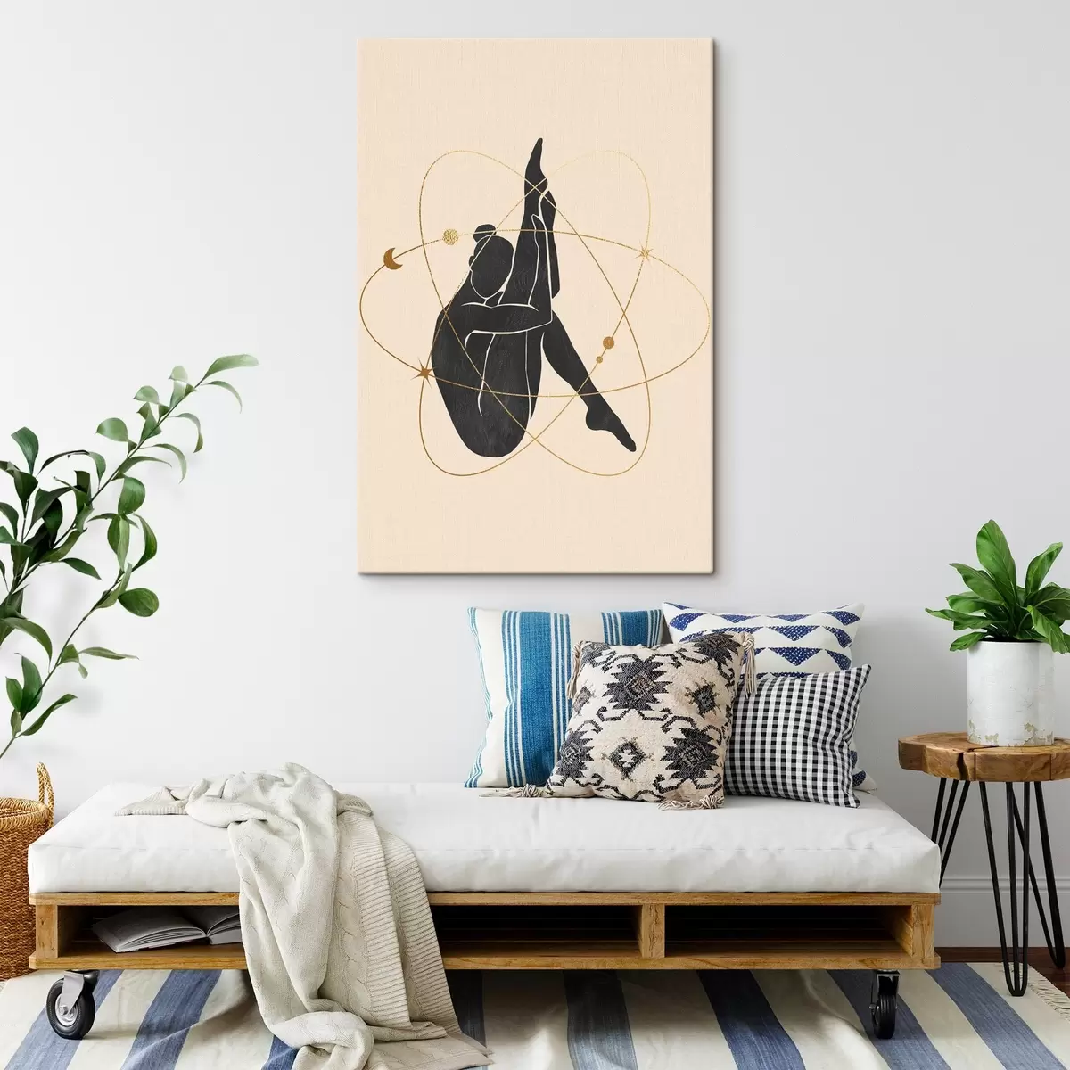 Glezna Debesu līdzsvars caur graciozām kustībām s37777