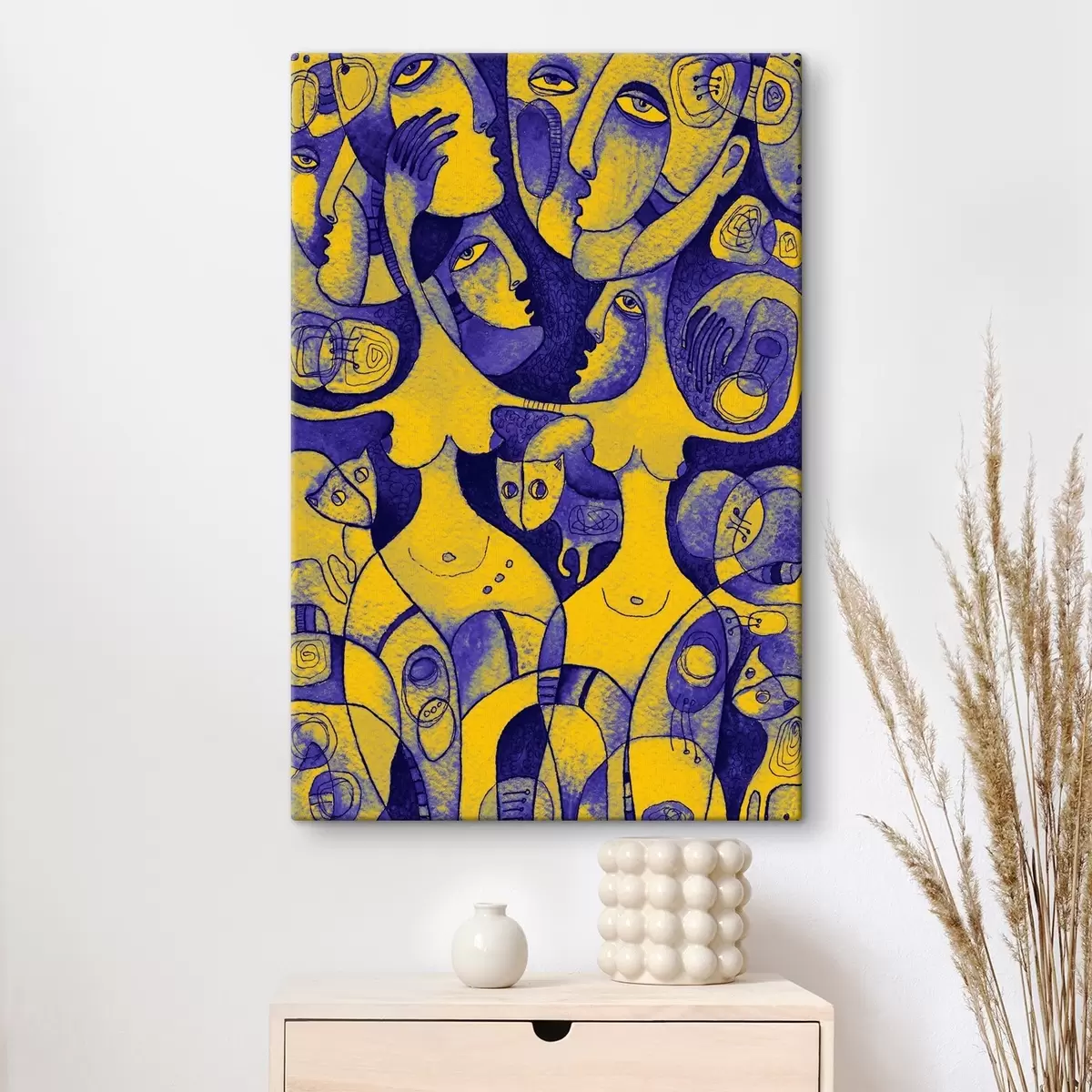 Glezna Sejas, kas savijas dzīvīgā harmonijā s37829