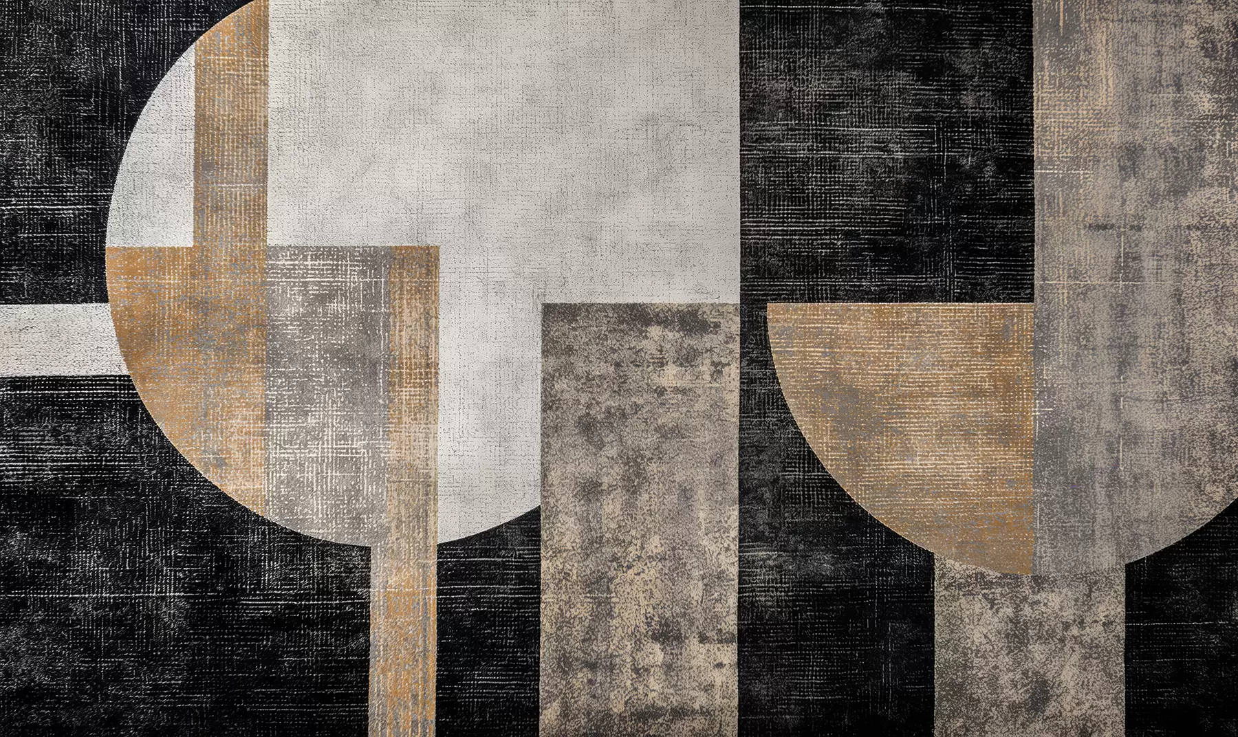 Fototapetes Mūsdienīga teksturēta abstrakcija melnā un oranžā krāsā w07878