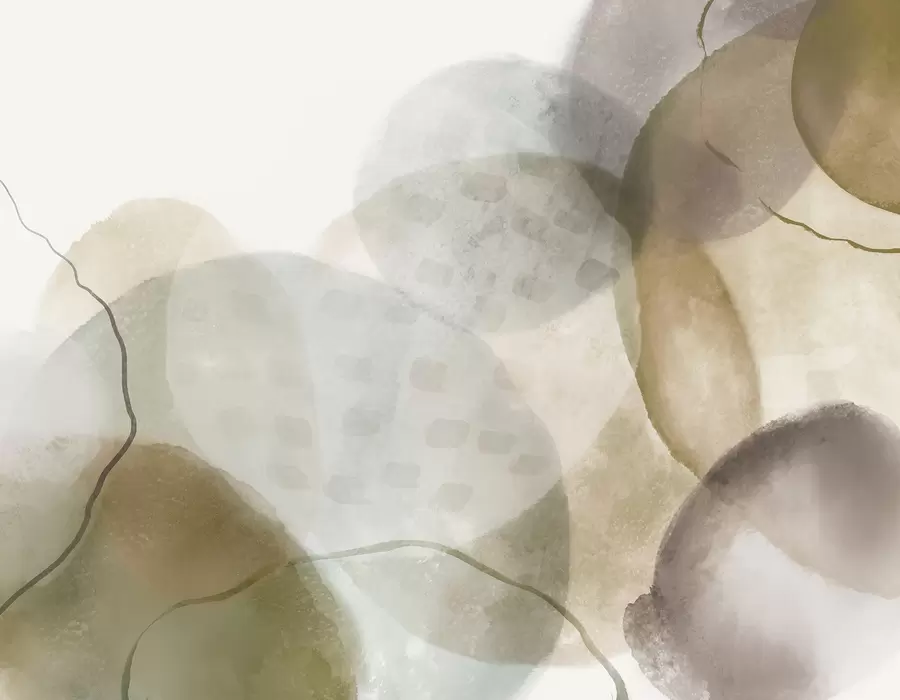 Fototapetes Mīkstas, akvareļu abstraktas formas brūnos, sēpijas un baltos toņos w07926v1