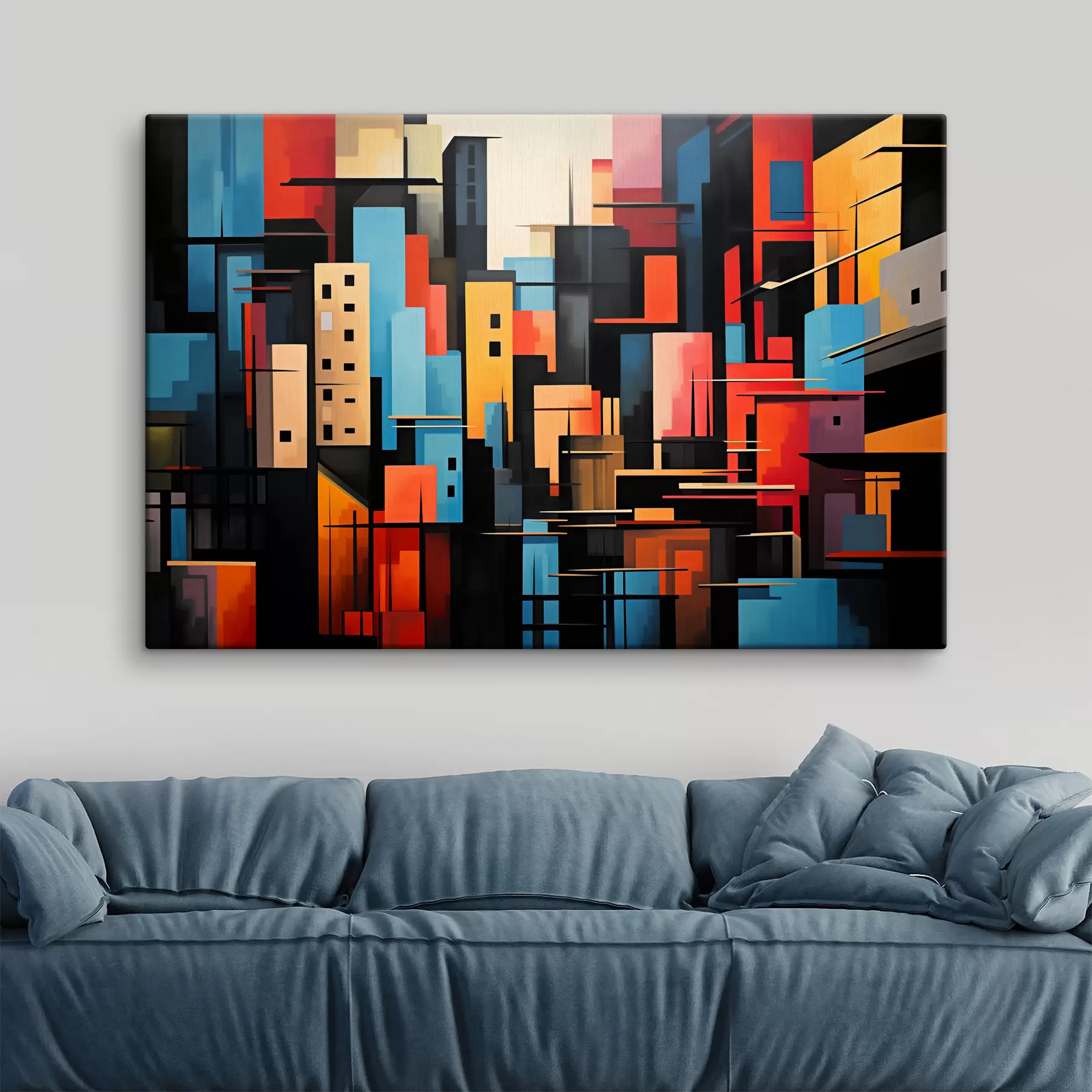 Fototapetes Pilsētas ģeometriskā abstrakcija s39716