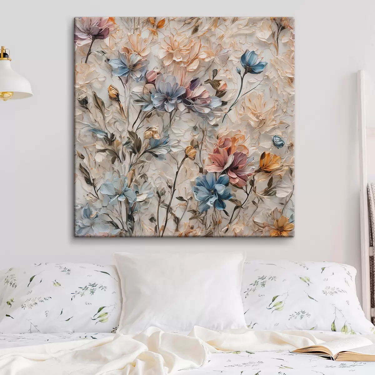 Glezna Abstrakti ziedi un lapas s39605