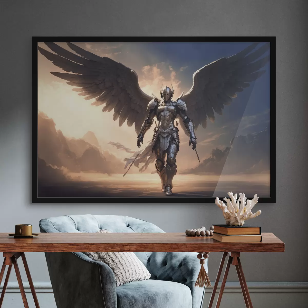 Plakāts Eņģelis bruņās f39595