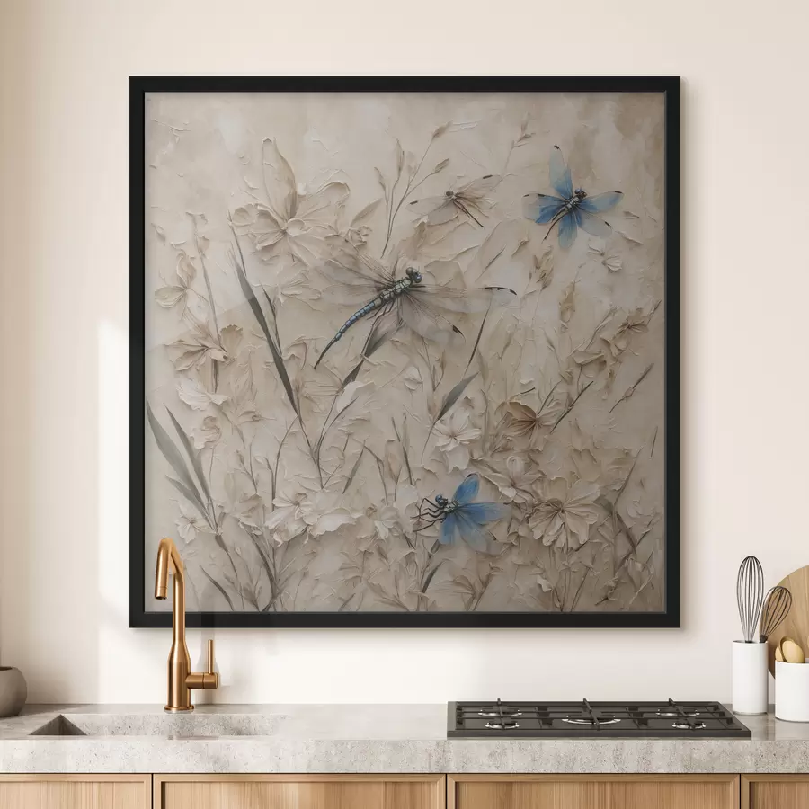 Fototapetes Spāres uz abstrakta bēša fona f39600