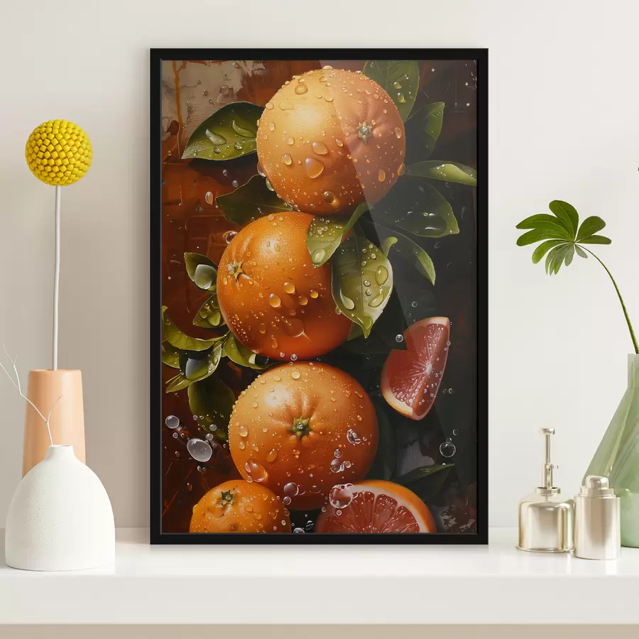 Fototapetes Sulīgi citrusaugļi f39239