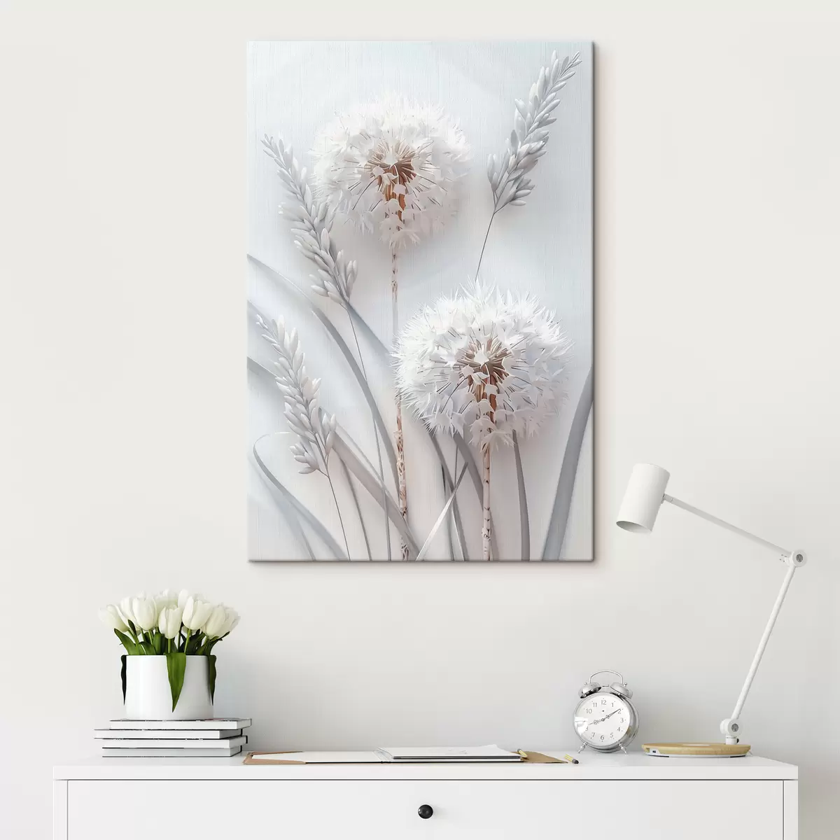 Glezna Pienenes uz gaiša fona s39787