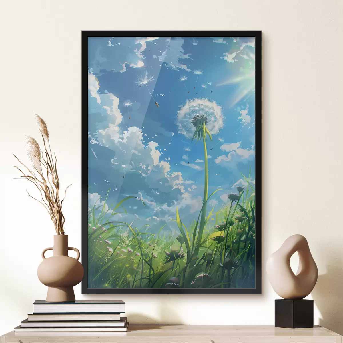 Plakāts Pienene laukā f39794