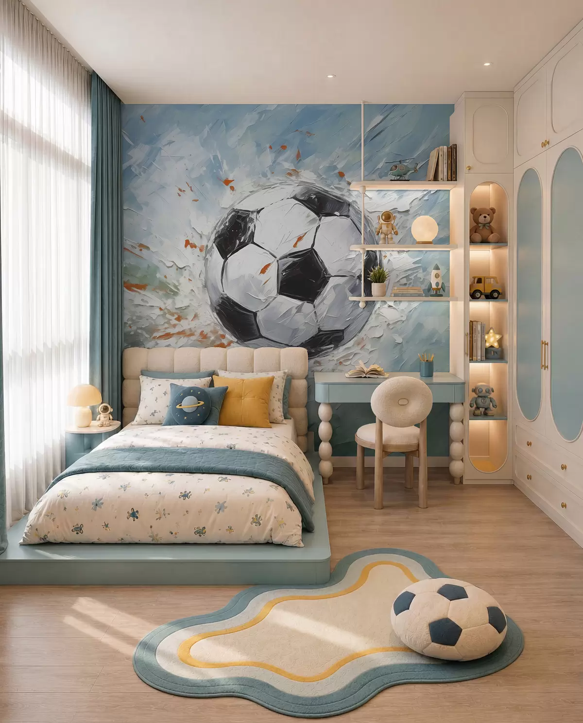 Fototapetes Futbola bumba otas triepienos w08117