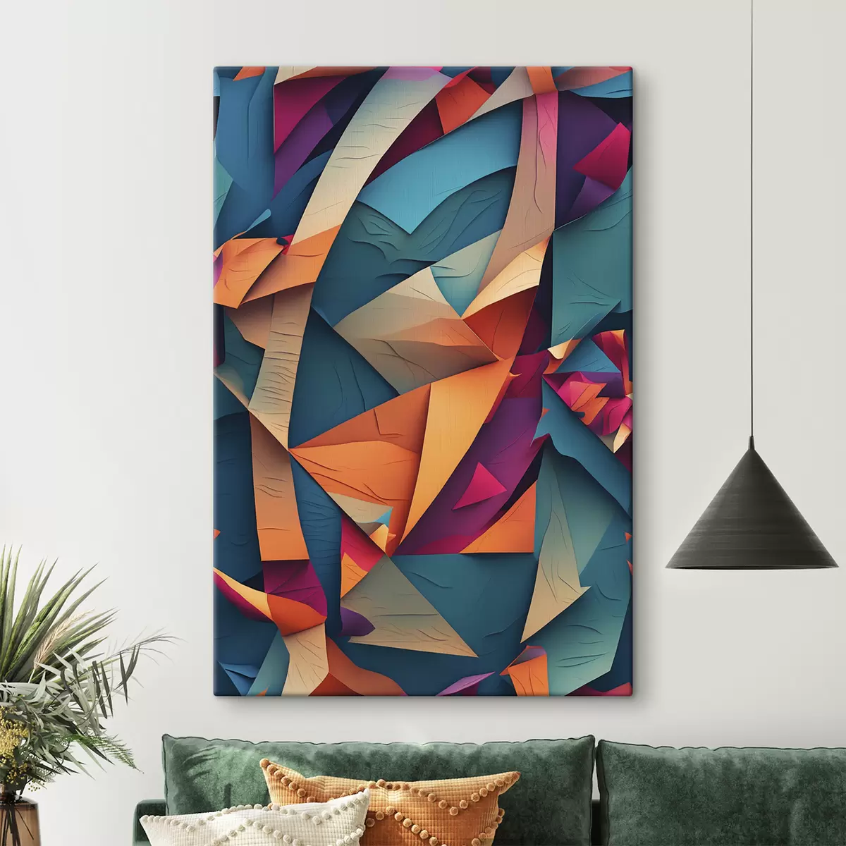 Glezna Abstrakts daudzkrāsains attēls s39849