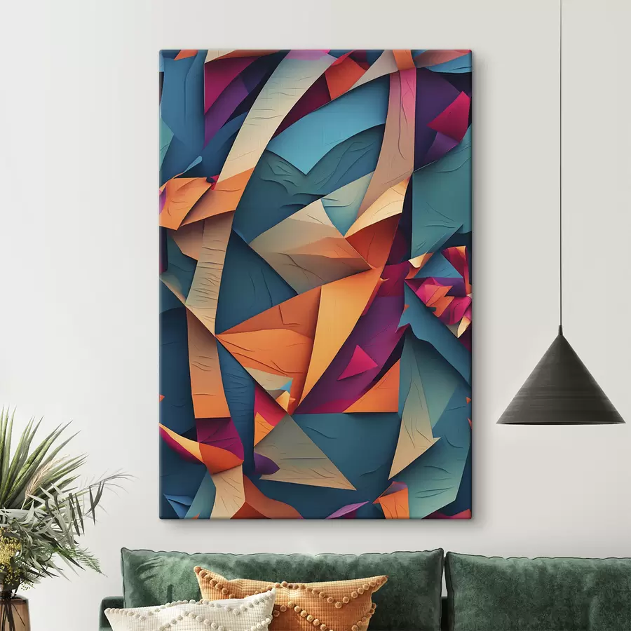 Glezna Abstrakts daudzkrāsains attēls s39849