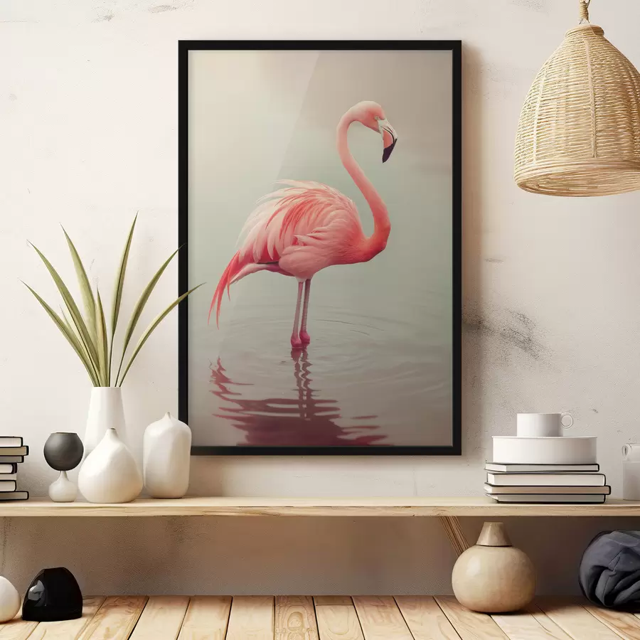 Fototapetes Rozā, flamingo f39965