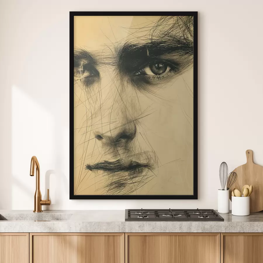 Fototapetes Abstrakcija, acis, cilvēks, seja f39968