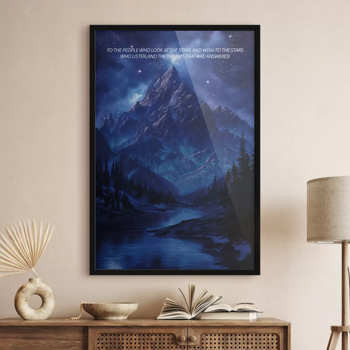 Plakāts Sapņi, zvaigznes, velaris, violets f40009