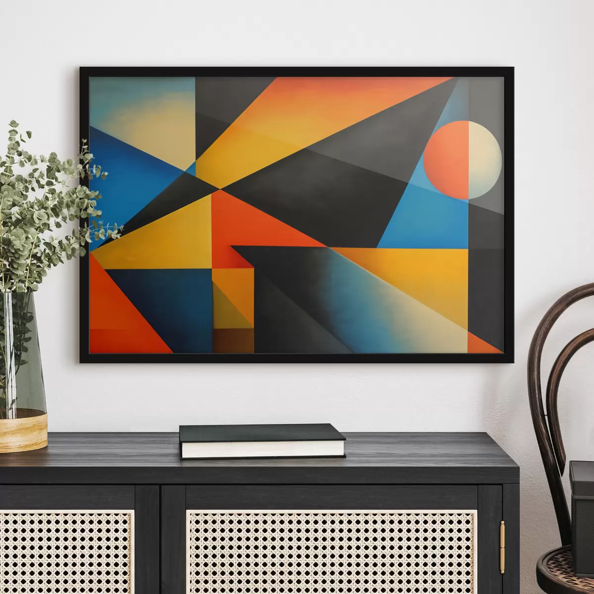 Plakāts Ģeometriskā abstrakcija f40039