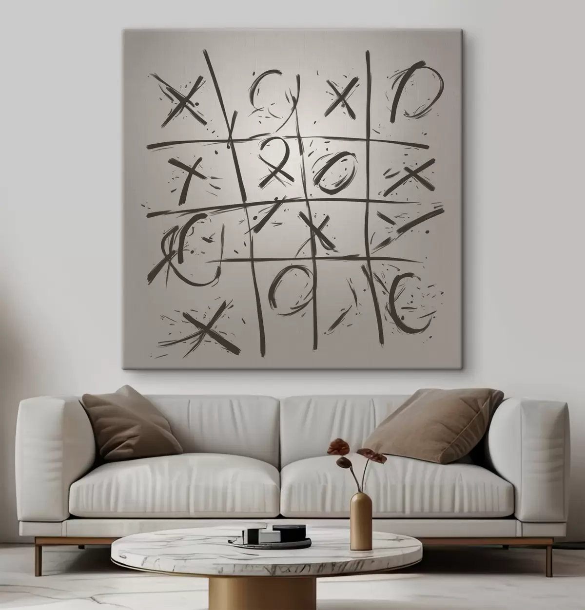 Glezna Tic-tac-toe krusti s40065