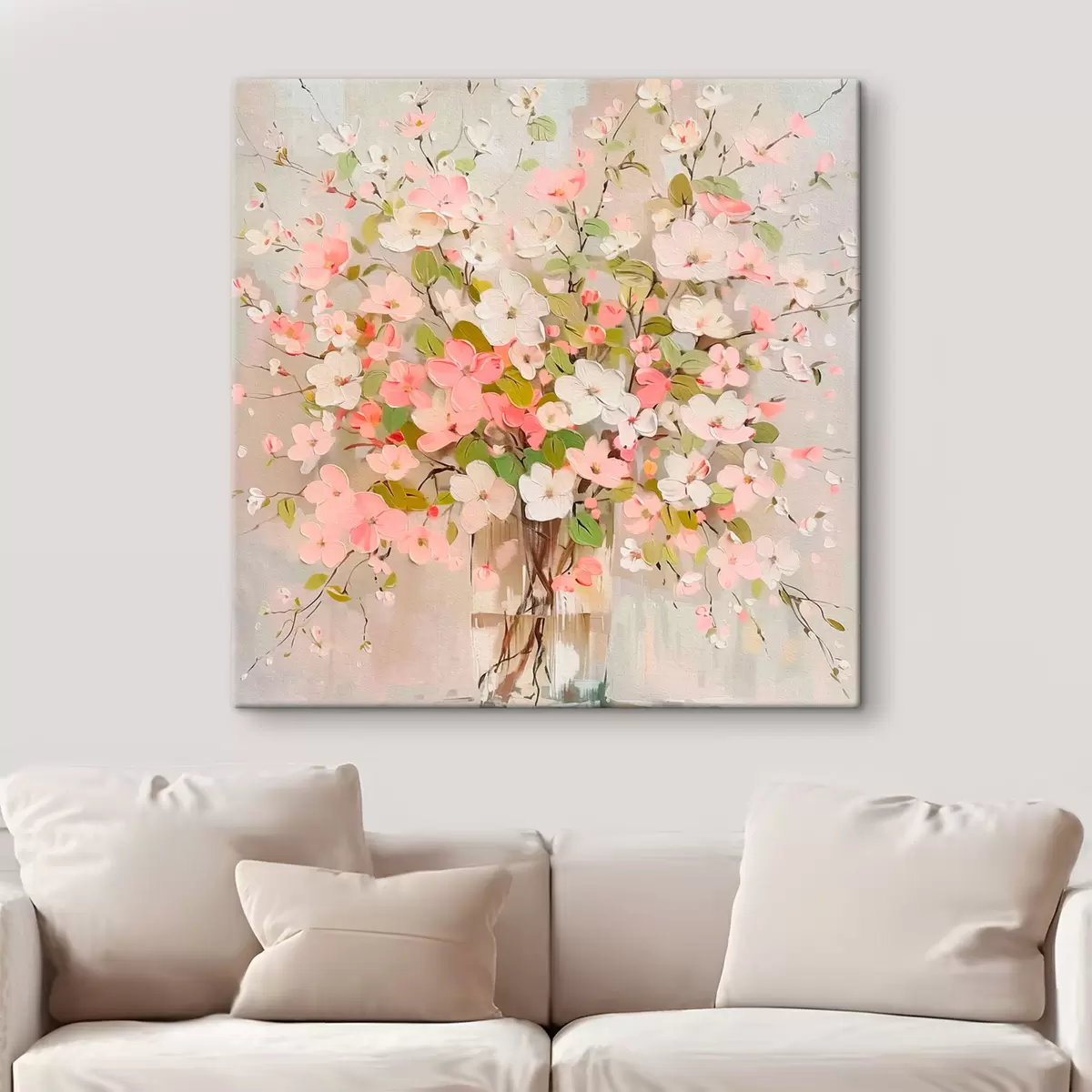 Glezna Ziedu pušķis un vāze s40115