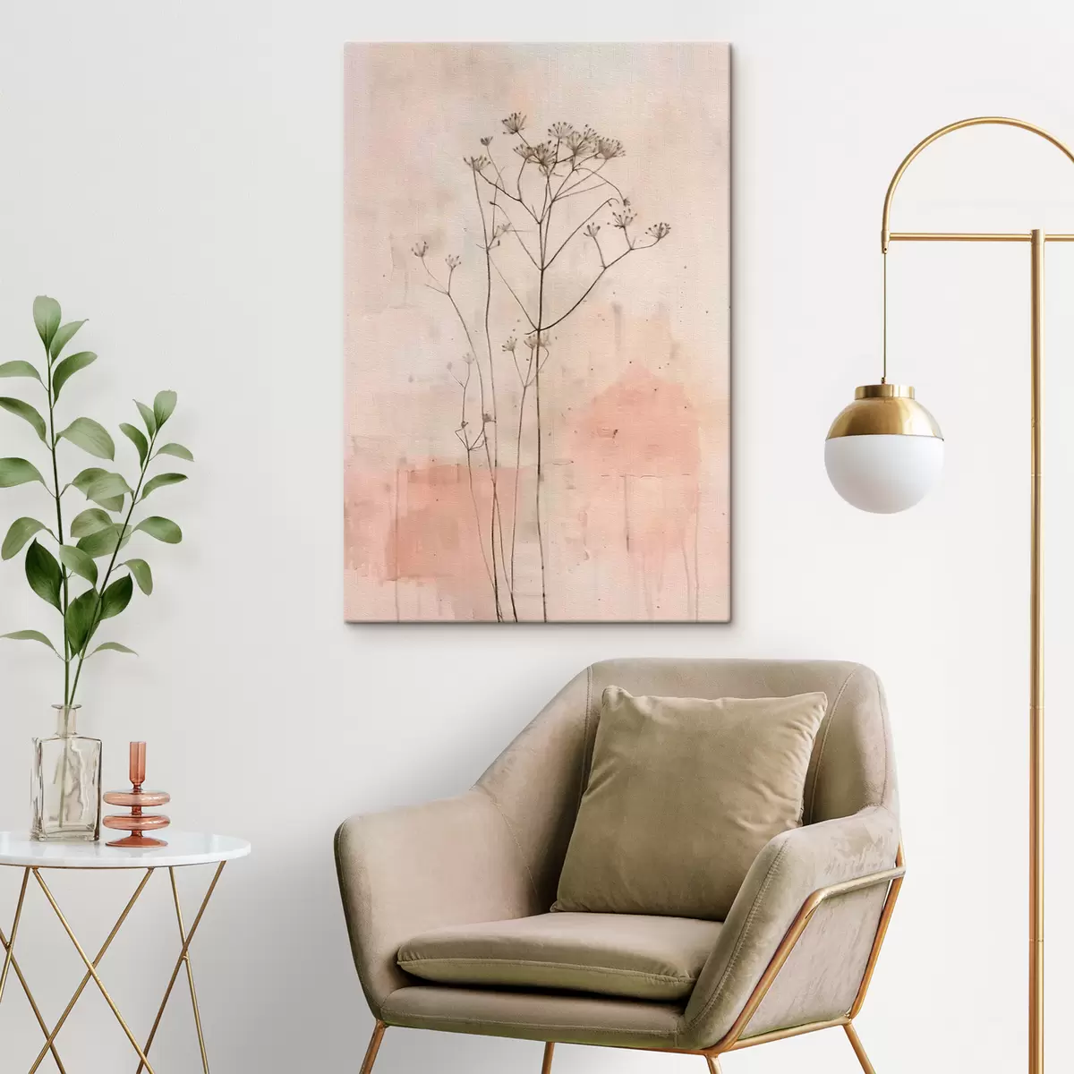 Glezna Savvaļas ziedu minimālisms s40116