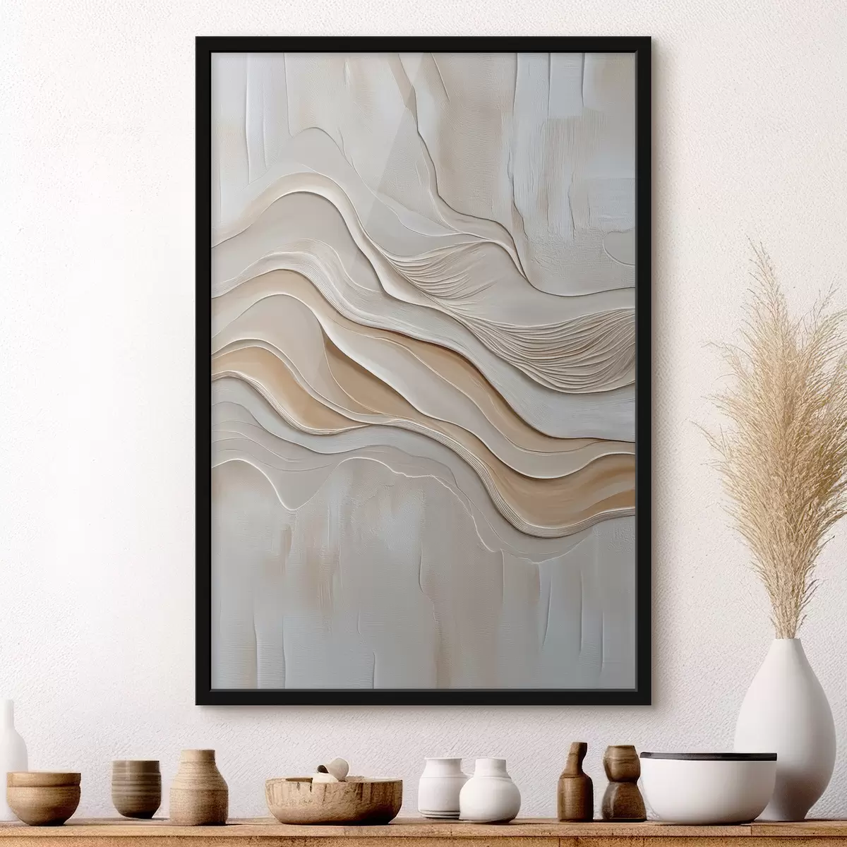 Plakāts Abstrakcija ar faktūras imitāciju f39558